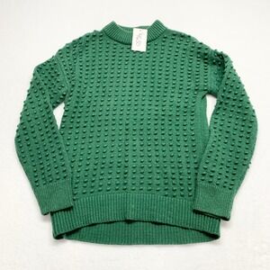 LEGO x Target Popcorn Bobble Knit Sweater Womens Size XS Green Crewneck Limited